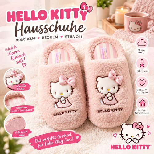 Hello kitty hausschuhe damen - kitty,