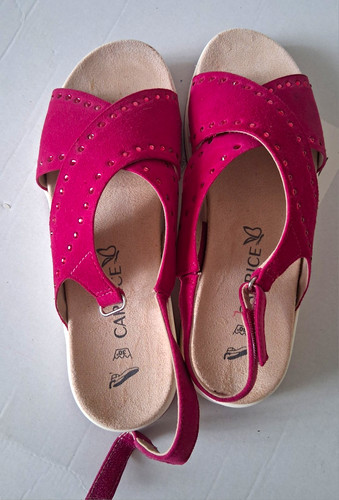 Caprice damen sandalen pink - sandalen,