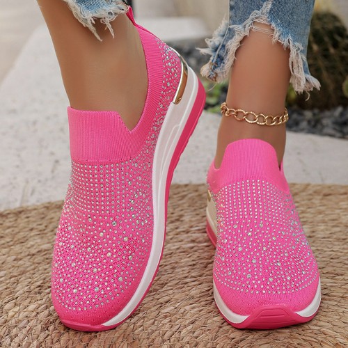 Damen slip sneakers glitzer - damen,