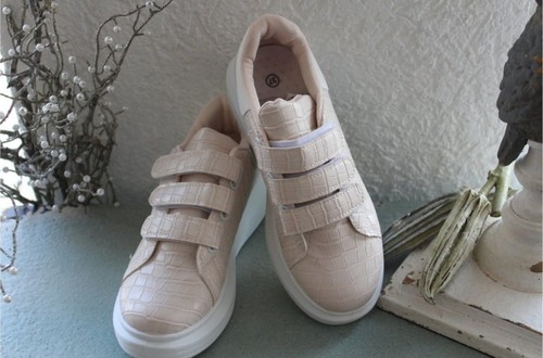 Sneaker klettverschluss rosa - rosa,