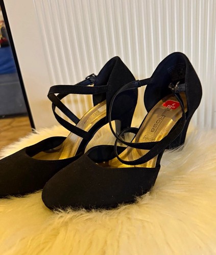 Damen schuhe schwarz riemchen - damen,